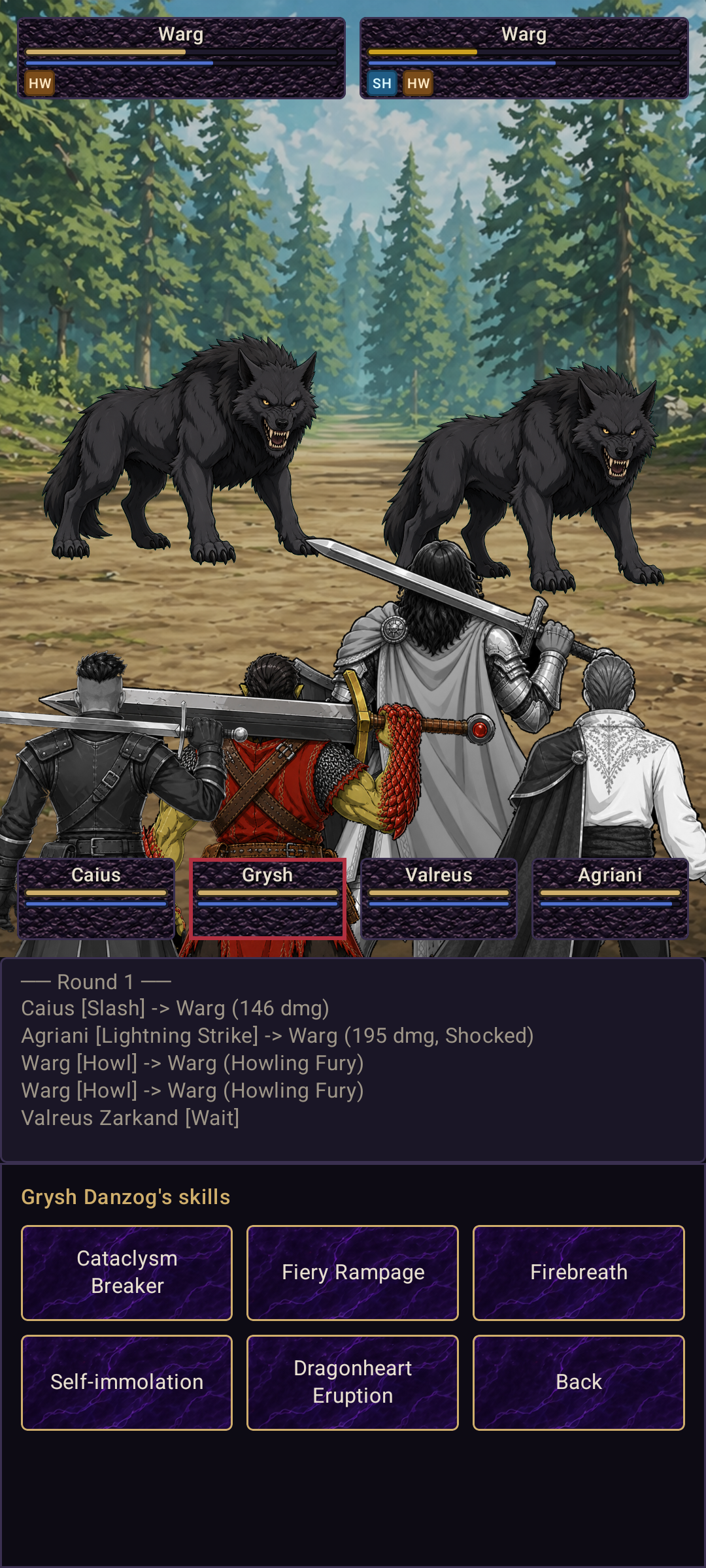 Voidborn: Anomaly combat screenshot